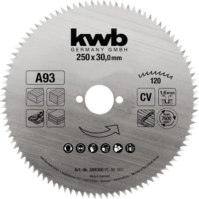 KWB Modèle 589300 - Lame de Contreplaqué Finition Fine - Publicité KWB Modèle 589300 - Lame de Contreplaqué Finition Fine - Publicité