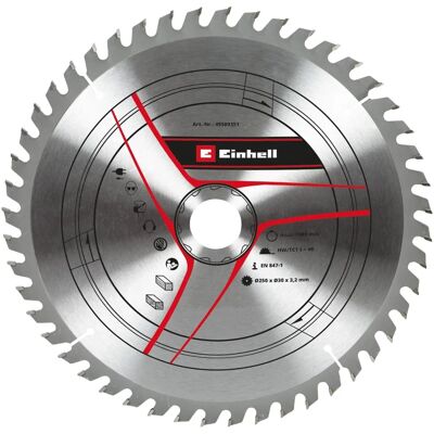Einhell 250mm Tungsten Carbide Sägeblatt - 48 Zähne Einhell 250mm Tungsten Carbide Sägeblatt - 48 Zähne