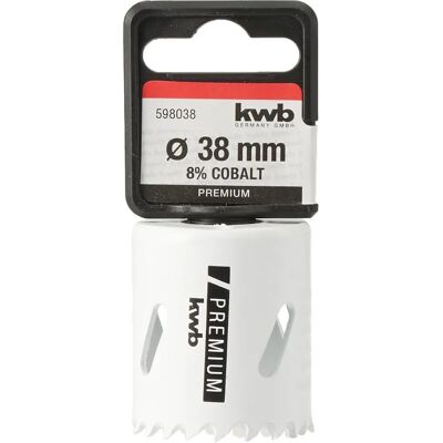Kwb Perceuse - Scie trépan bimétallique 38mm - Pour acier, aluminium, bois Kwb Perceuse - Scie trépan bimétallique 38mm - Pour acier, aluminium, bois