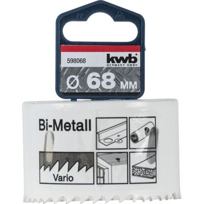 KWB 598068 Lochsäge - Stahl, Aluminium, Kunststoff - 68mm KWB 598068 Lochsäge - Stahl, Aluminium, Kunststoff - 68mm