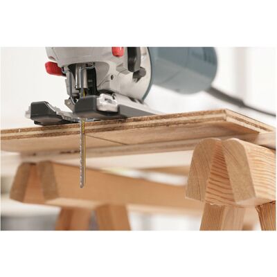 Lame de scie sauteuse bimétal KWB 620220 - Bois/Plastique/Acier - Publicité Lame de scie sauteuse bimétal KWB 620220 - Bois/Plastique/Acier - Publicité