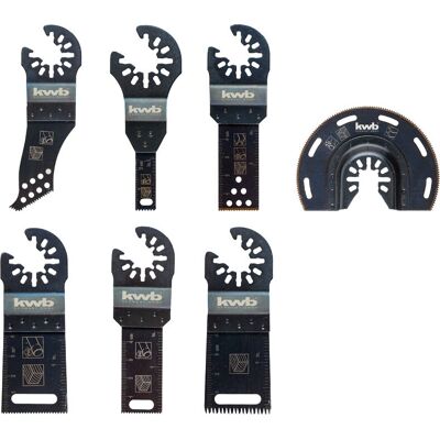 KWB ENERGY SAVING Multi-Tool Kit - 7 Stück KWB ENERGY SAVING Multi-Tool Kit - 7 Stück