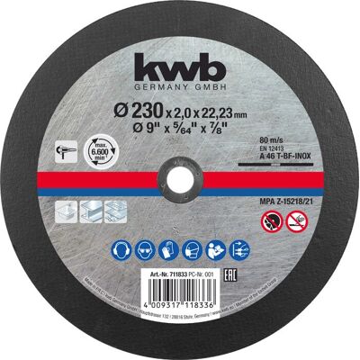 KWB 711811 Trennscheibe - Rostfreier Stahl KWB 711811 Trennscheibe - Rostfreier Stahl