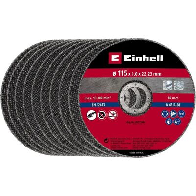 Einhell 115mm Trennscheiben Set - Metall - 10 Stück Einhell 115mm Trennscheiben Set - Metall - 10 Stück