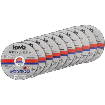 Ensemble de Disques de Coupe Métalliques kwb 115mm - Minces, Résistants, pour Acier - Publicité Ensemble de Disques de Coupe Métalliques kwb 115mm - Minces, Résistants, pour Acier - Publicité