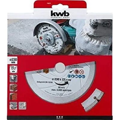 KWB Diamantkapskiva - 230mm segmenterad för metall, betong KWB Diamantkapskiva - 230mm segmenterad för metall, betong