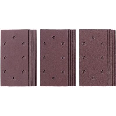 Ensemble de 15 feuilles de papier abrasif Quick-Stick pour ponceuse orbitale Ensemble de 15 feuilles de papier abrasif Quick-Stick pour ponceuse orbitale