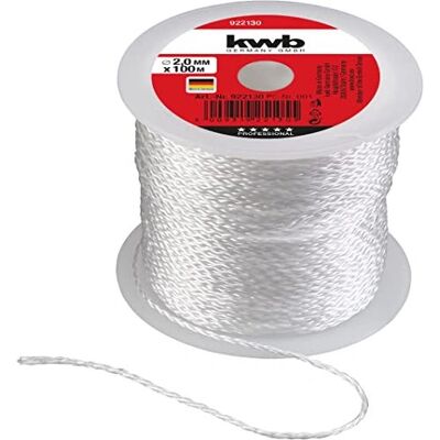 Corda in nylon kwb 922130 - 100 m - Muratura & Costruzione Corda in nylon kwb 922130 - 100 m - Muratura & Costruzione