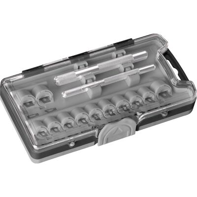 Kit di Coltelli fai-da-te KWB - 14 Pezzi, Sistema di Sicurezza Kit di Coltelli fai-da-te KWB - 14 Pezzi, Sistema di Sicurezza