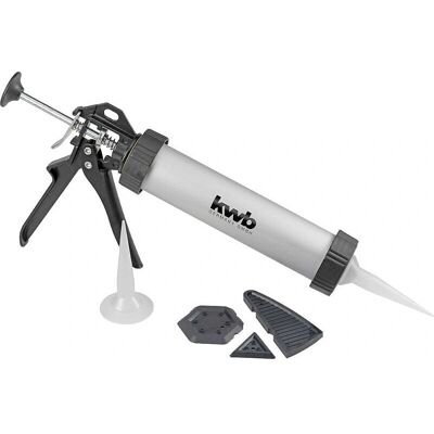 KWB Profi Kartuschenpistole - 6er Set, Aluminium, Silikon KWB Profi Kartuschenpistole - 6er Set, Aluminium, Silikon