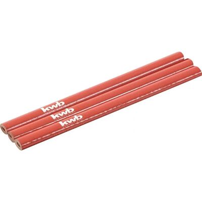 Kraftfixx KWB Zimmermannsbleistifte - HB, 180mm, Rot - Schreinerwerkzeug Kraftfixx KWB Zimmermannsbleistifte - HB, 180mm, Rot - Schreinerwerkzeug