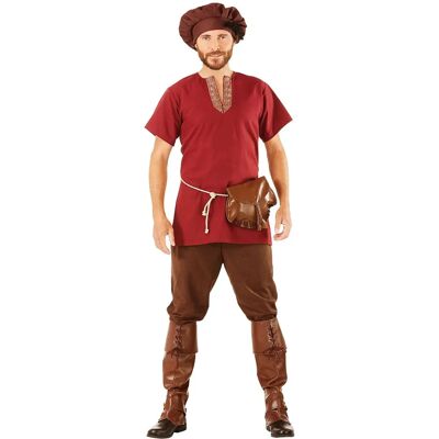 buttinette Mittelalter Tunika - Bordeaux - Herren Kostüm buttinette Mittelalter Tunika - Bordeaux - Herren Kostüm