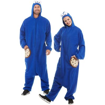 buttinette Blaues Keksmonster Unisex Kostüm buttinette Blaues Keksmonster Unisex Kostüm