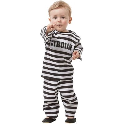 buttinette Sträfling-Kostüm für Kleinkinder - Schwarz buttinette Sträfling-Kostüm für Kleinkinder - Schwarz
