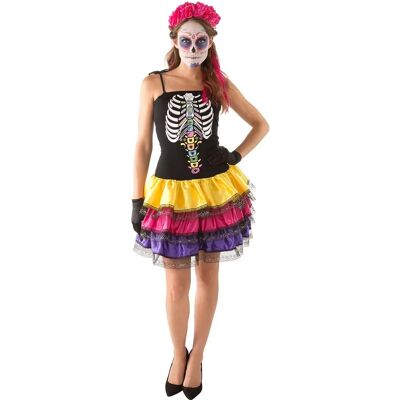 buttinette Kleid Tag der Toten - Gr. 38 - unisex buttinette Kleid Tag der Toten - Gr. 38 - unisex