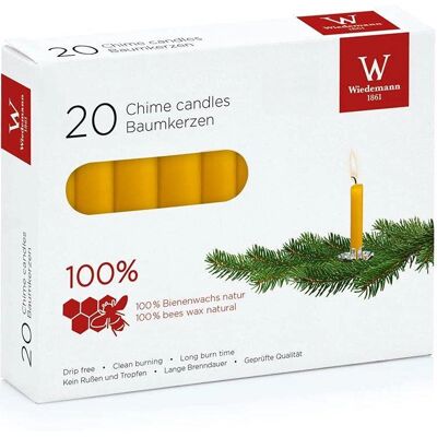 Bougies de cire d'abeille neutres 20 pcs - Type de bougie - Publicité Bougies de cire d'abeille neutres 20 pcs - Type de bougie - Publicité