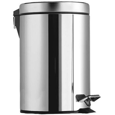 Bravat Cosmetisch afvalbak - Zachte sluiting - 3L - Rond Bravat Cosmetisch afvalbak - Zachte sluiting - 3L - Rond