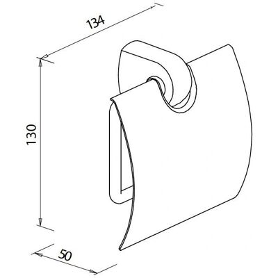 Bravat Metasoft WC-Papierhalter mit Deckel - Toilet paper holder Bravat Metasoft WC-Papierhalter mit Deckel - Toilet paper holder