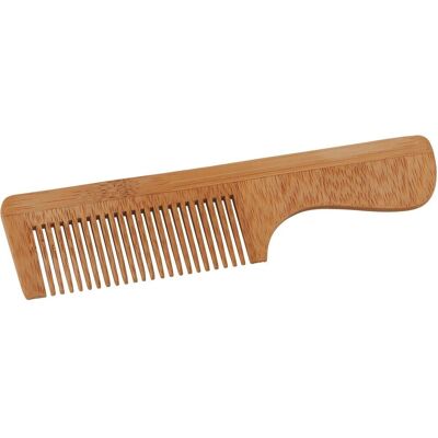 Peigne en bambou Croll & Denecke avec manche - Type de cheveux Peigne en bambou Croll & Denecke avec manche - Type de cheveux
