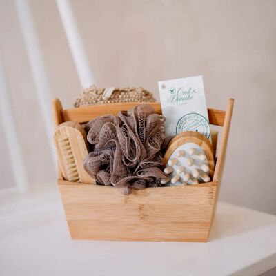Croll & Denecke Ensemble Cadeau en Bambou - Accessoires de Bain Croll & Denecke Ensemble Cadeau en Bambou - Accessoires de Bain
