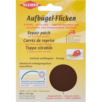 Kleiber + Co.GmbH Zephir - brun foncé - 40 x 12 cm - patches Kleiber + Co.GmbH Zephir - brun foncé - 40 x 12 cm - patches