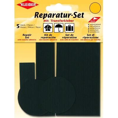 Kit de réparation auto-adhésif en polyamide - Noir Kit de réparation auto-adhésif en polyamide - Noir