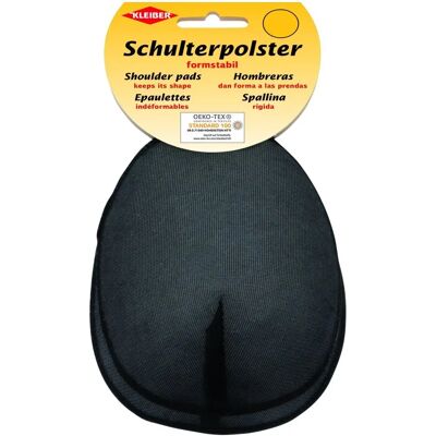 Kleiber 83587 Coussin d'Épaule - Velcro, Noir Kleiber 83587 Coussin d'Épaule - Velcro, Noir