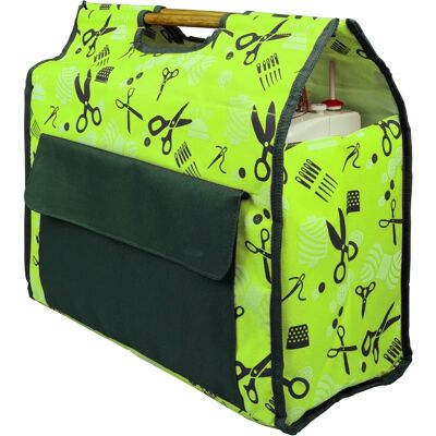 Sac pour Machine à Coudre Kleiber - Kiwi/gris - 43x41x21cm Sac pour Machine à Coudre Kleiber - Kiwi/gris - 43x41x21cm