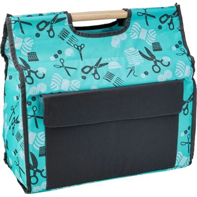 Borsa per macchina da cucire Kleiber - Turchese - 43x41x21cm - Borsa da cucito Borsa per macchina da cucire Kleiber - Turchese - 43x41x21cm - Borsa da cucito