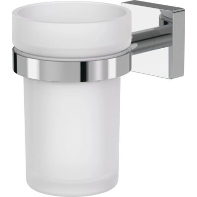 LENZ - RAIN - cromado - vidrio - Porta cepillos LENZ - RAIN - cromado - vidrio - Porta cepillos
