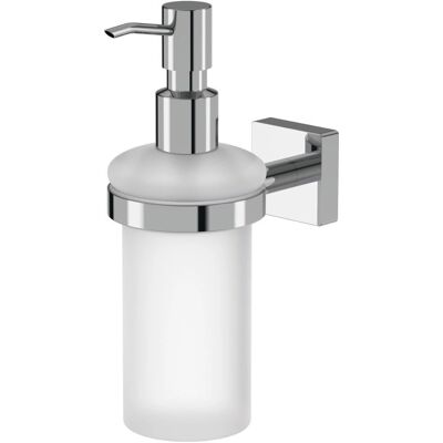 LENZ - RAIN - Zilver - Glas - Zeepdispenser LENZ - RAIN - Zilver - Glas - Zeepdispenser