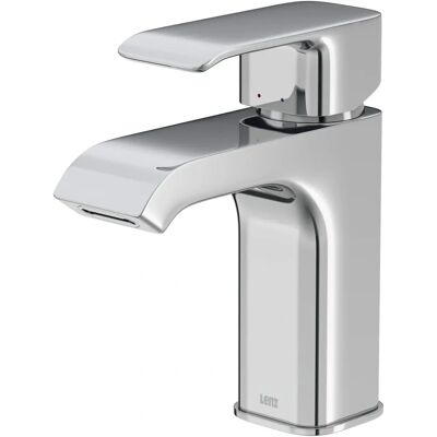 Grifo de lavabo en latón gris Milana de Lenz - Montaje en la pared Grifo de lavabo en latón gris Milana de Lenz - Montaje en la pared