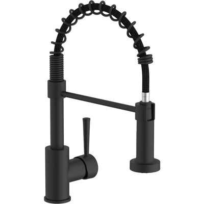 Rubinetto Cucina LENZ NOVA - Beccuccio con Molla a Spirale - Ottone Rubinetto Cucina LENZ NOVA - Beccuccio con Molla a Spirale - Ottone