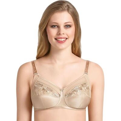 Anita Safina Beige BH - Komfort, 3-delte kopper, Polstrede stropper Anita Safina Beige BH - Komfort, 3-delte kopper, Polstrede stropper