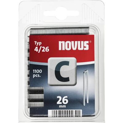 Novus Modèle 4/26 Clips Galvanisés - Pour Panneaux et Bois - Publicité Novus Modèle 4/26 Clips Galvanisés - Pour Panneaux et Bois - Publicité