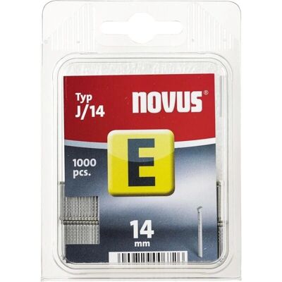 Clous Novus Modèle 044-0073 - 14mm-1.2mm - Type J - 1000 pièces - Publicité Clous Novus Modèle 044-0073 - 14mm-1.2mm - Type J - 1000 pièces - Publicité