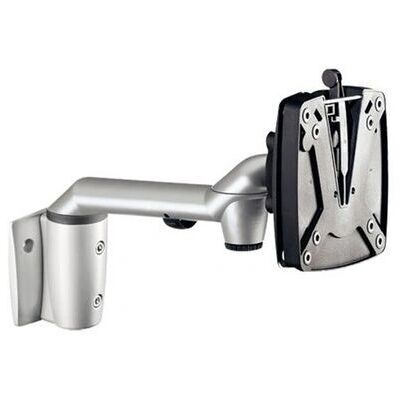 Bras SlatWall LM de Novus - Support mural pour LCD - Argent / Noir - Publicité Bras SlatWall LM de Novus - Support mural pour LCD - Argent / Noir - Publicité
