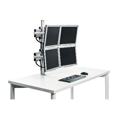 Support Moniteur Novus TSS Quattro - Réglable en Hauteur, VESA 75/100mm, 4 Moniteurs - Publicité Support Moniteur Novus TSS Quattro - Réglable en Hauteur, VESA 75/100mm, 4 Moniteurs - Publicité