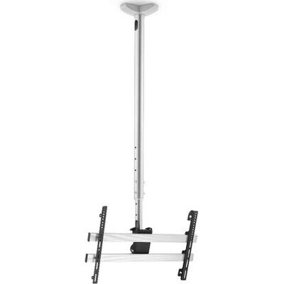 Novus Bildschirmhalterung Decke 220 - Verstellbare Deckenhalterung - Bis 100kg - VESA 200x100 bis 800x400 mm - 0-15° Neigung - Silber Novus Bildschirmhalterung Decke 220 - Verstellbare Deckenhalterung - Bis 100kg - VESA 200x100 bis 800x400 mm - 0-15° Neigung - Silber