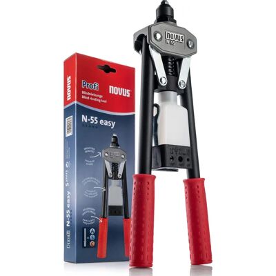 Novus N-55 Pistola Rivetti - Alluminio Acciaio Rame - 5mm Max Novus N-55 Pistola Rivetti - Alluminio Acciaio Rame - 5mm Max