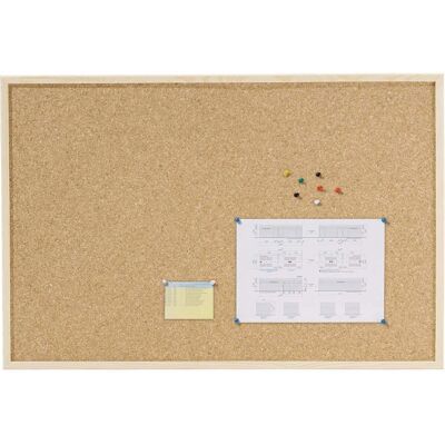 Dahle Pinnwand - Naturkork, Holzrahmen, 90x60cm - Pinnwand Dahle Pinnwand - Naturkork, Holzrahmen, 90x60cm - Pinnwand