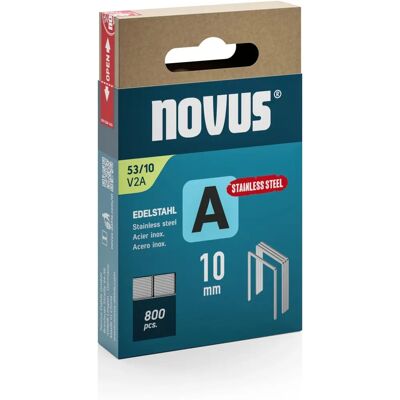 Novus Staples - 10x11.3mm - Fabric Fixing - 800 pcs Novus Staples - 10x11.3mm - Fabric Fixing - 800 pcs