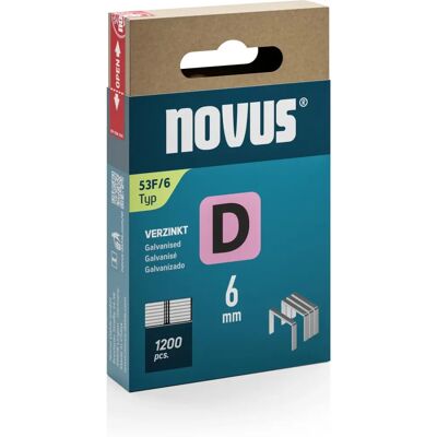 Novus Modell 042-0788 Klammern - Flachdraht Typ 53 F - 1200 stk Novus Modell 042-0788 Klammern - Flachdraht Typ 53 F - 1200 stk