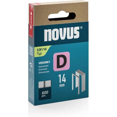 Novus Model 53F Zszywki - Płaski Drut - 600 szt. Novus Model 53F Zszywki - Płaski Drut - 600 szt.