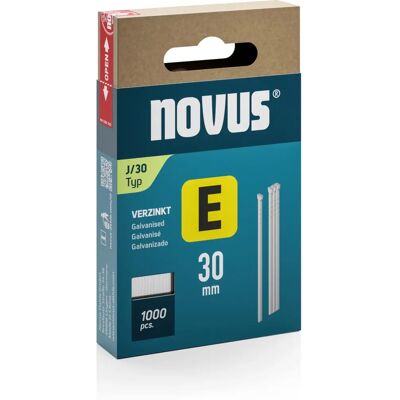 Novus Nägel 044-0092 Verzinkt 30mm Typ J 1000 Stück Novus Nägel 044-0092 Verzinkt 30mm Typ J 1000 Stück