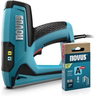 Novus Model 031-0371 Electric Stapler - Nail Gun for Upholstery & Construction Novus Model 031-0371 Electric Stapler - Nail Gun for Upholstery & Construction