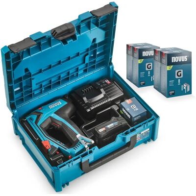 Novus J-551 Agraffe a Batteria - Tipi 11 e 53F Novus J-551 Agraffe a Batteria - Tipi 11 e 53F
