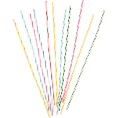 Amscan - 550222 Mikado Birthday Candles - Flerfärgade - 24 Amscan - 550222 Mikado Birthday Candles - Flerfärgade - 24