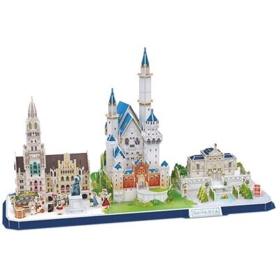 Revell Münchner Skyline 3D Puzzle - Puzzle der Bayerischen Wahrzeichen Revell Münchner Skyline 3D Puzzle - Puzzle der Bayerischen Wahrzeichen