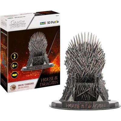 Revell House of the Dragon Iron Throne 3D Puzzle - Puzzle 3d - RV-00224 Revell House of the Dragon Iron Throne 3D Puzzle - Puzzle 3d - RV-00224